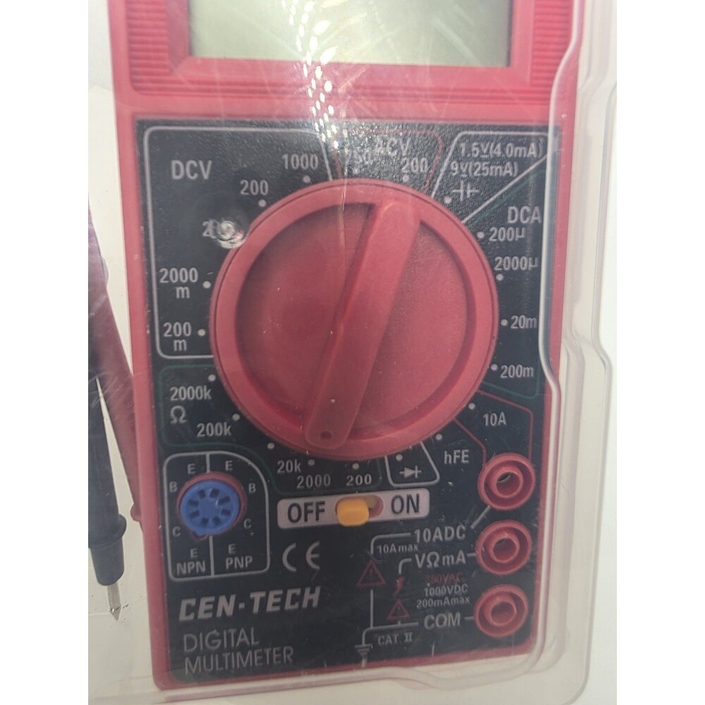Cen-Tech 7 Function Digital Multimeter Tester Multi-tester AC/DC volt 90899 - Picture 2 of 5